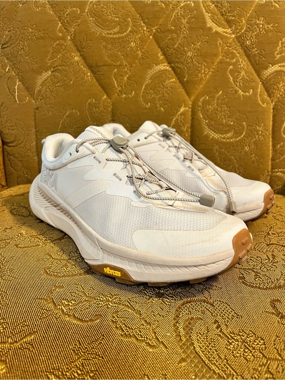 Hoka Transport Eggnog Running Sneakers